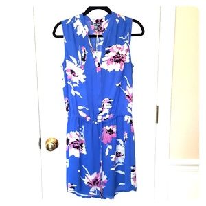 Fler Bleue sleeveless floral dress size M